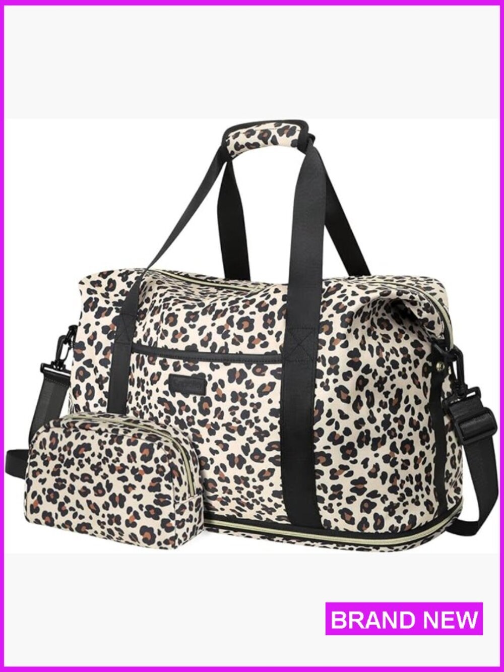 Expandable Travel Duffle Bag Weekender Overnight Carry On Duffel with Toiletry